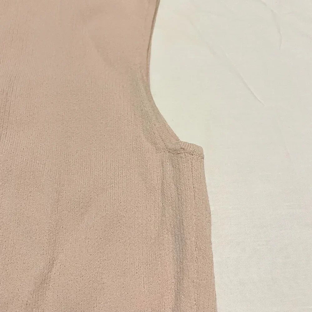 Vtg Jones New York Womens Shirt Top SM Ribbed Platinum Collection Sleeveless - Picture 11 of 14